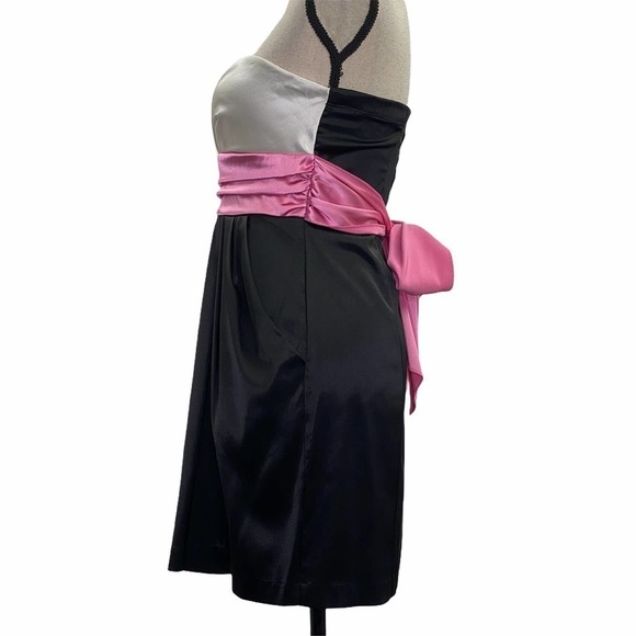 RUBY Rox Colorblock Strapless Mini Dress Size 3 - Picture 6 of 11